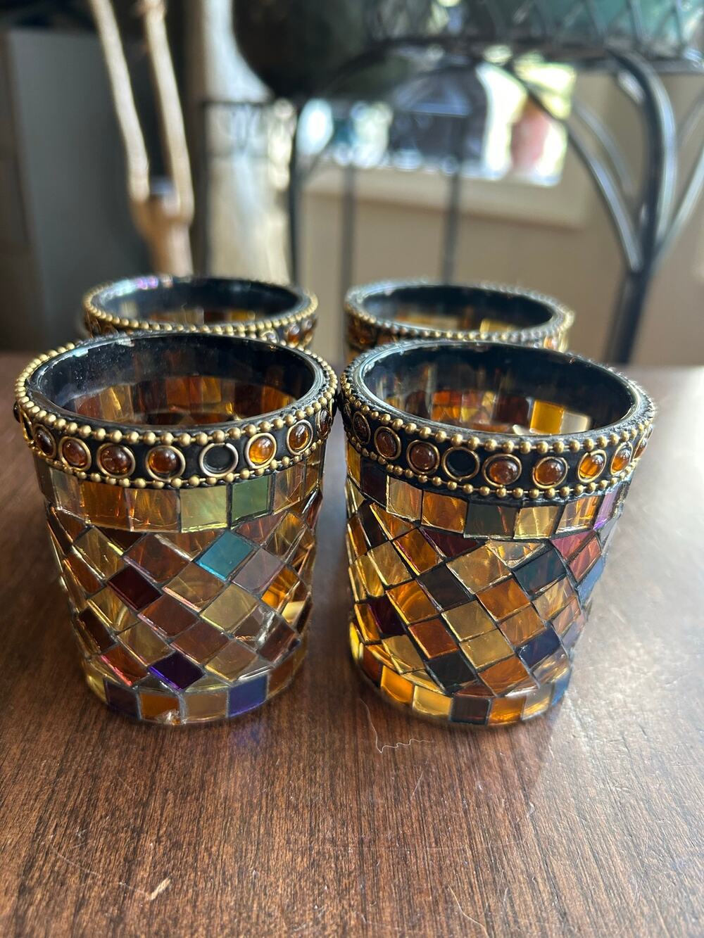 4 PartyLite Global Fusion Multi Votive Centerpiece P9200 Candle